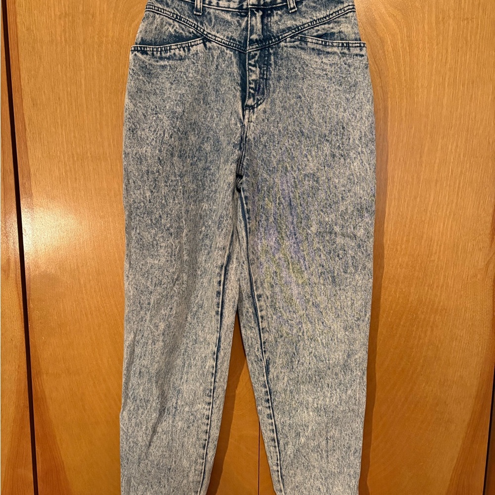 Vintage Syncs by UNIONBAY Acid-Washed High Rise Jeans Relaxed Fit